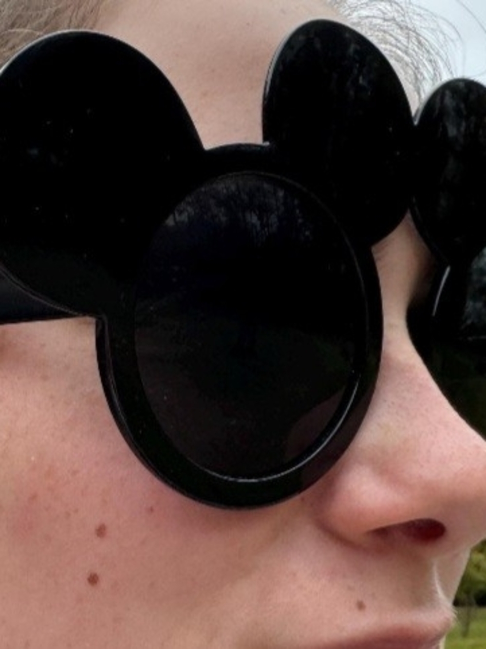Black Novelty Mickey-Style Sunglasses - Picture 2 of 6